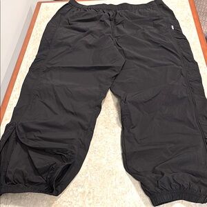 PDG - Women’s Black Parachute Romil Track Zip Pants - XL